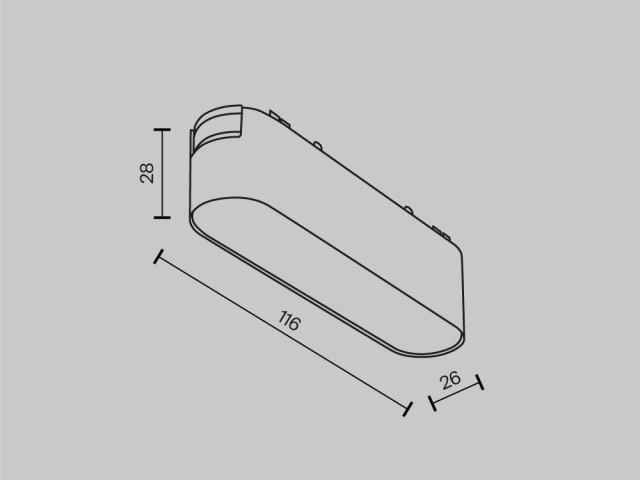 Трековый светильник Technical TR080-1-6W3K-W фото:11