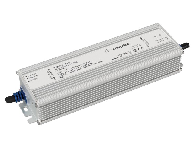 Блок питания ARPJ-LG-566700-PFC (240W, 25-56V, 3.5-6.7A) (Arlight, IP67 Металл, 5 лет) фото:2