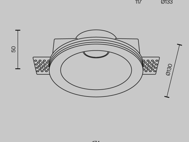 Встраиваемый светильник Technical DL002-1-01-W-1 фото:2