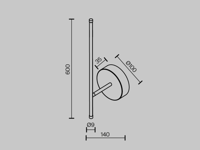 Настенный светильник (бра) Technical C085WL-L7BS2.7K фото:1