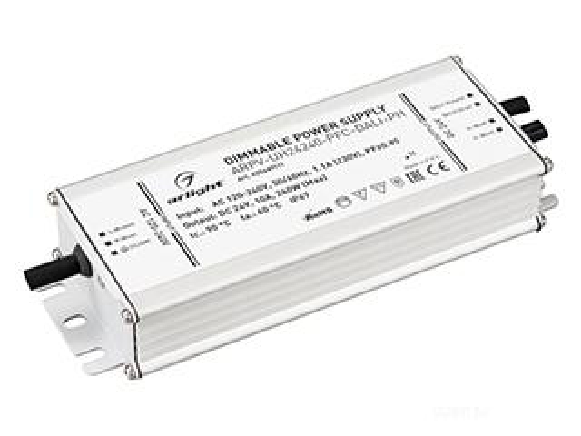 Блок питания ARPV-UH24240-PFC-DALI-PH (24V, 10.0A, 240W) (Arlight, IP67 Металл, 7 лет) фото:3