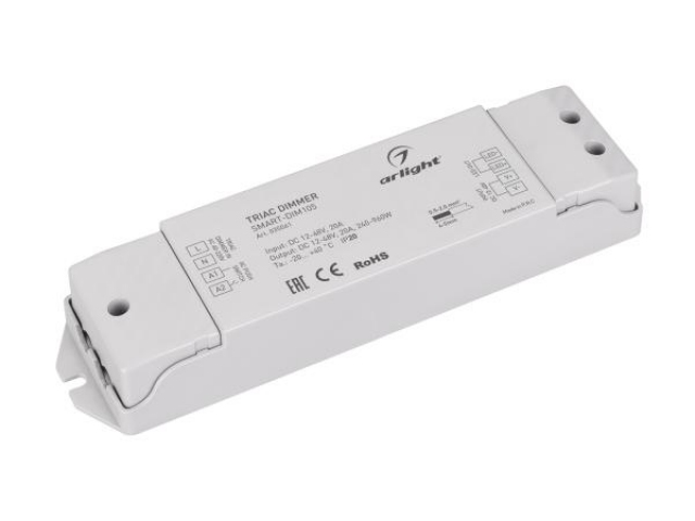 Диммер SMART-DIM105 (12-48V, 20A, TRIAC) (Arlight, IP20 Пластик, 5 лет) фото:4