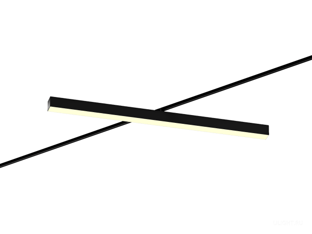 Трековый светильник 6063 5050 TR4 (RAL9005/1000mm/LT70 — 3K/38W) фото:1