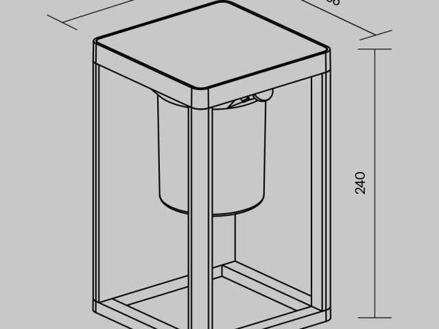 Настенный светильник (бра) Outdoor OSL457WL-L2GF3K фото:1