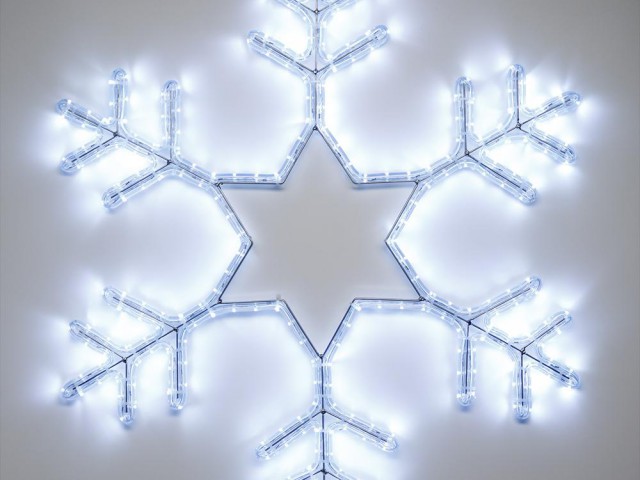 Фигура ARD-SNOWFLAKE-M4-750x750-324LED White (230V, 18W) (Ardecoled, IP65) фото:1