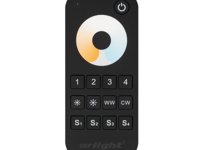 Пульт SMART-R34-MIX Black (4 зоны, 2.4G) (Arlight, IP20 Пластик, 5 лет) фото:1