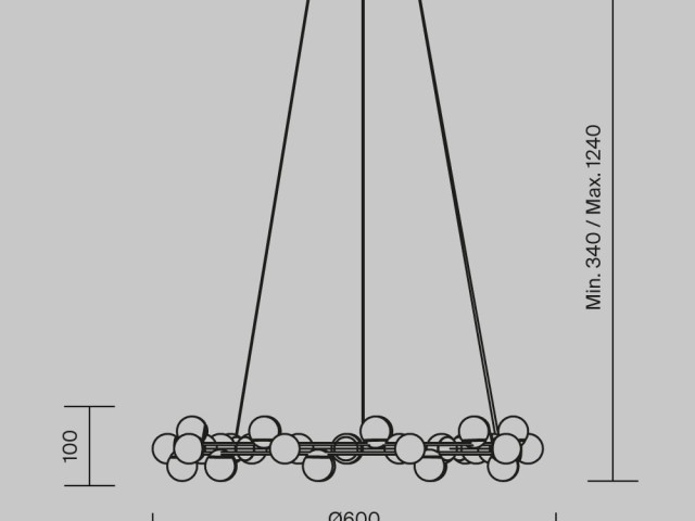 Подвесной светильник Maytoni MOD081PL-L50G3K фото:1