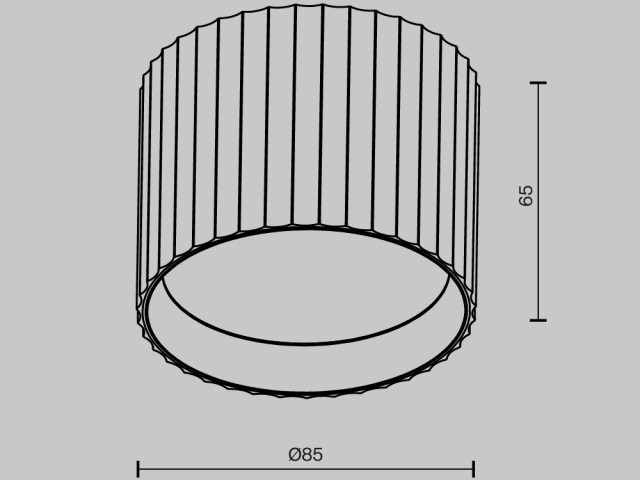 Потолочный светильник Technical C106CL-GX53-W фото:2