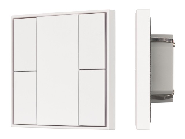 INTELLIGENT ARLIGHT Кнопочная панель KNX-301-22-4-SH-IN White (BUS, Frame) (IARL, IP20 Пластик, 3 года) фото:3