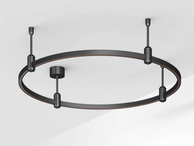 Основание ART-APRIORI-ROUND-ROD-200-R800 (BK) (Arlight, IP20 Металл, 3 года) фото:3