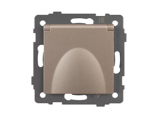 Механизм розетки влагозащищённый SCT-MCP-PL-GD-V (250V, 16A) (Arlight, -) фото:2