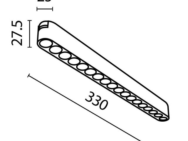 Трековый светильник Technical TR082-1-18W3K-M-W фото:5