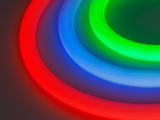 Лента герметичная MOONLIGHT-BLACK-SIDE-G280-D25mm 24V RGB 360deg (14.4 W/m, IP65, 3m, wire x1) (Arlight, Вывод боковой, 3 года) фото:6
