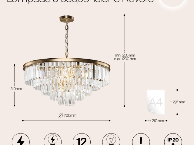Подвесной светильник Maytoni MOD085PL-12BS фото:24