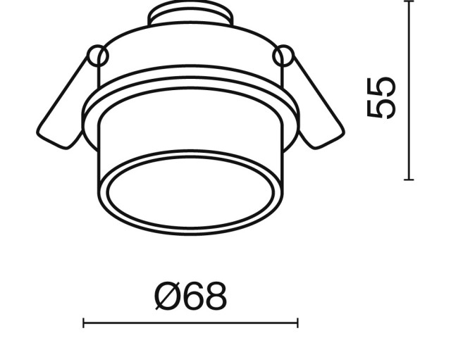 Встраиваемый светильник Technical DL050-01W фото:17