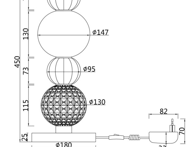 Настольный светильник Maytoni MOD301TL-L18CH3K фото:13