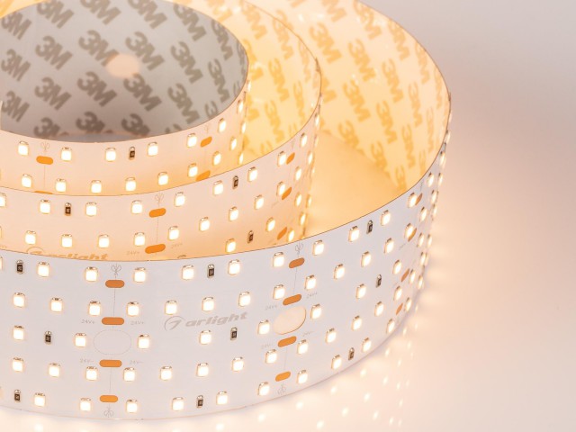 Лента S2-2500 24V Warm 3000K 52mm (2835, 420 LED/m, LUX) (Arlight, 30 Вт/м, IP20) фото:1