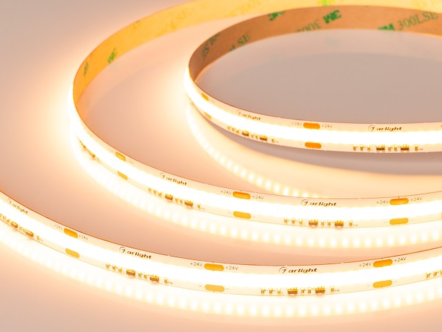 Лента COB-X560-10mm 24V Dim-To-Warm (14 W/m, IP20, 5m) (Arlight, Dim-To-Warm) фото:1