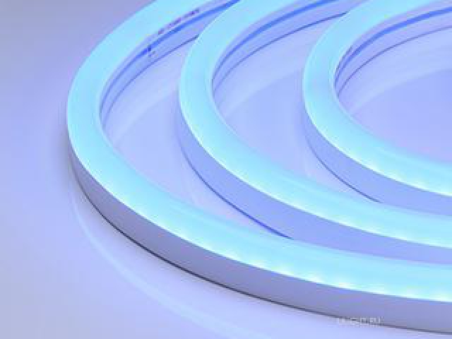 Лента герметичная WAVE-SIDE-A120-12x25mm 230V Blue (12 W/m, IP67, 50m, wire x2) (Arlight, Грибовидная форма) фото:2