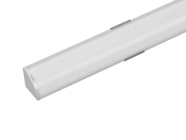 Профиль с экраном SL-KANT-H16-2000 ANOD+OPAL (Arlight, Алюминий) фото:6