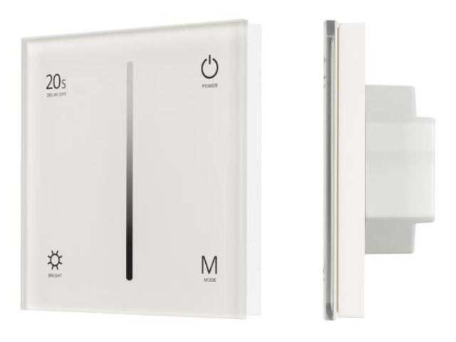 Панель SMART-P6-DIM-G-IN White (12-24V, 4x3A, Sens, 2.4G) (Arlight, IP20 Пластик, 5 лет) фото:7