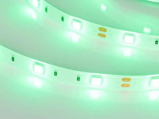 Лента RTW 2-5000SE 12V Green (5060, 150 LED, LUX) (Arlight, 7.2 Вт/м, IP65) фото:8