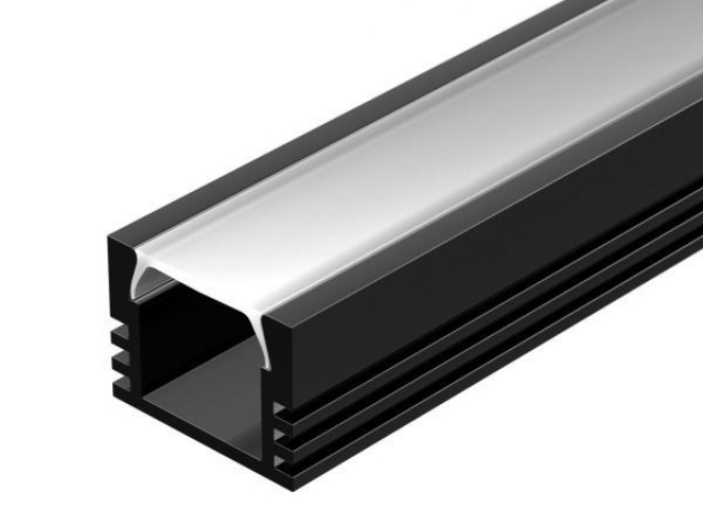 Профиль PDS-S-2000 ANOD Black RAL9005 (Arlight, Алюминий) фото:6