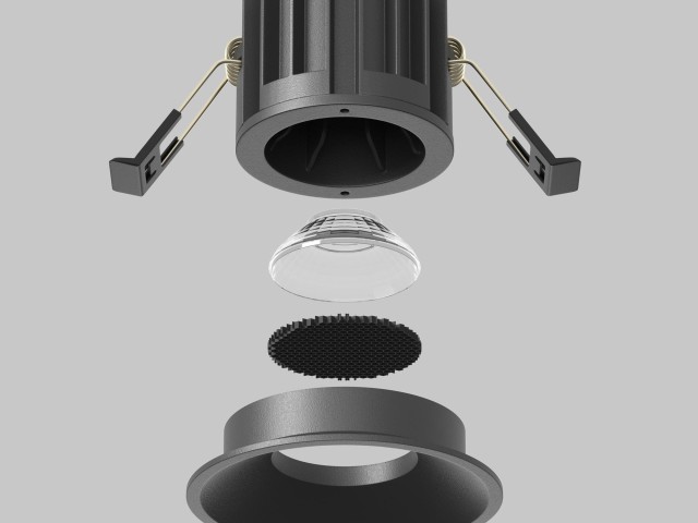 Встраиваемый светильник Technical DL058-12W-DTW-B фото:3