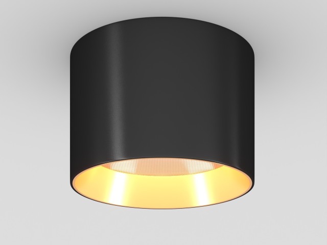 Светильник SP-BISCOTTO-R120-12W Warm3300-MIX (BK-GD, 80 deg, 230V) (Arlight, IP54 Металл, 5 лет) фото:1