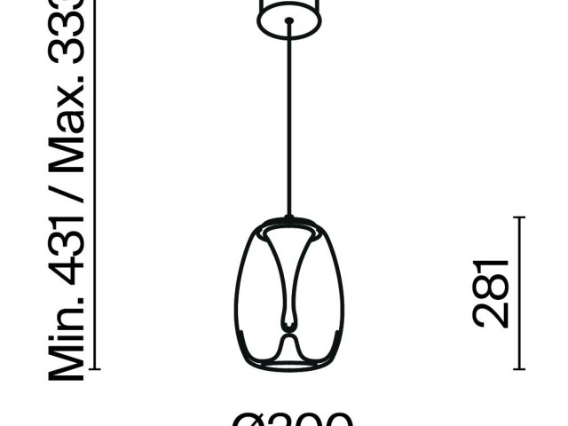 Подвесной светильник Maytoni MOD282PL-L8G3K фото:10