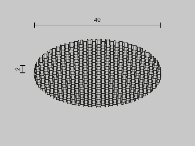 Комплектующие для светильника Technical HoneyComb-D47 фото:1