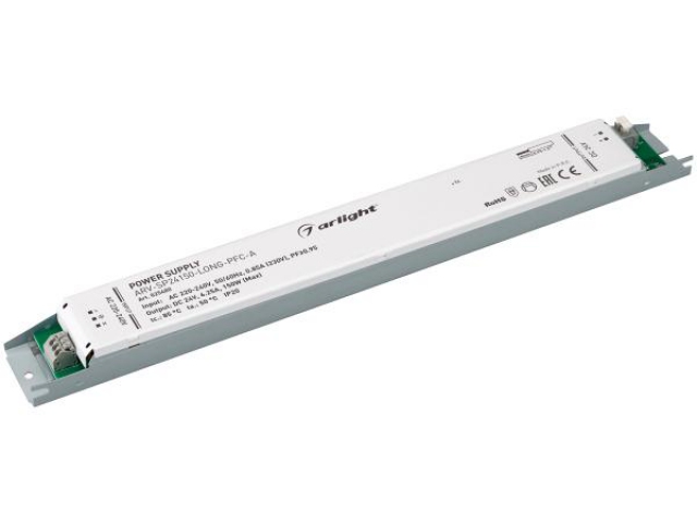 Блок питания ARV-SP24150-LONG-PFC-A (24V, 6.25A, 150W) (Arlight, IP20 Металл, 5 лет) фото:2