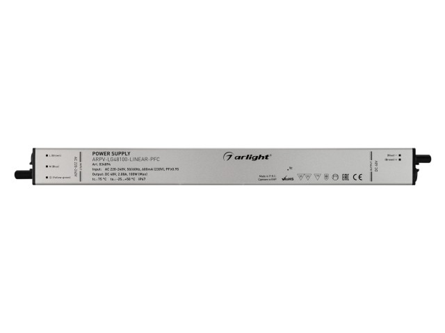Блок питания ARPV-LG48100-LINEAR-PFC (48V, 2.08A, 100W) (Arlight, IP67 Металл, 5 лет) фото:2