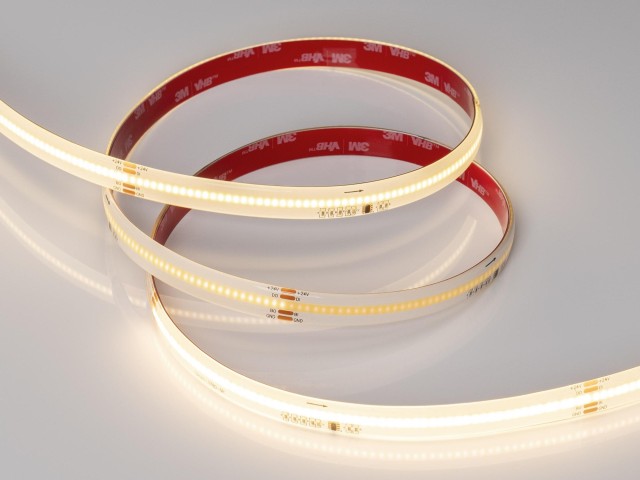 Лента герметичная SPI-COB-SE-X378-12mm 24V Warm3000-PX63-BPT (7 W/m, IP65, 5m) (Arlight, бегущий огонь) фото:2