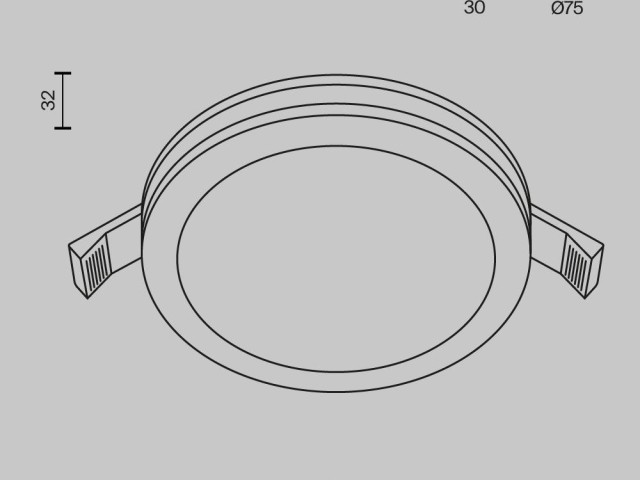 Встраиваемый светильник Technical DL2001-L12W фото:1