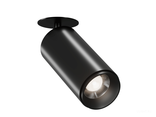 Встраиваемый светильник HOKASU Tube IN Zoom (85-160/ral9005 – 20w/2790/12-50deg) фото:1