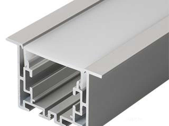 Профиль с экраном S2-LINIA55-F-2500 ANOD+OPAL (Arlight, Алюминий) фото:2