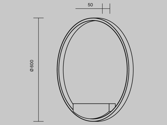 Настенный светильник (бра) Maytoni MOD058WL-L35WK фото:1