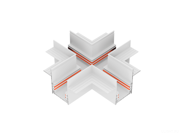 Соединительный элемент HOKASU OneLine Edgeless (X/RAL9003) фото:1