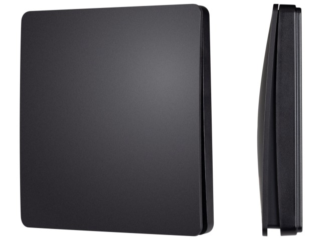 INTELLIGENT ARLIGHT Кнопочная панель KINETIC-801-22-1G-WP-SUF Black (No battery, IP67, 433Mhz) (IARL, IP67 Пластик, 3 года) фото:1