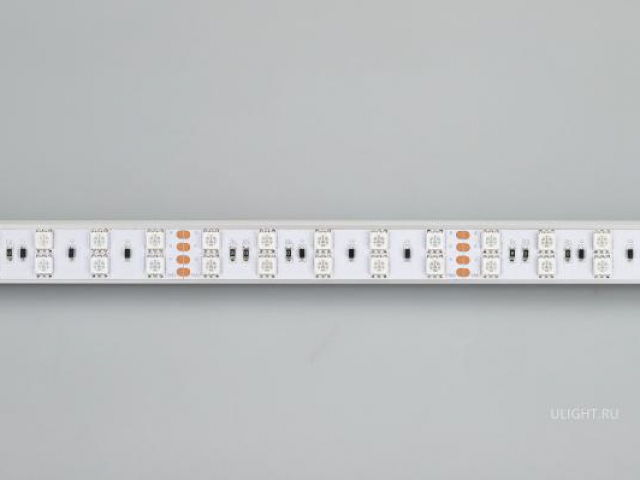 Лента RT 2-5000 36V RGB 2X2 (5060, 600 LED, LUX) (Arlight, 26 Вт/м, IP20) фото:11
