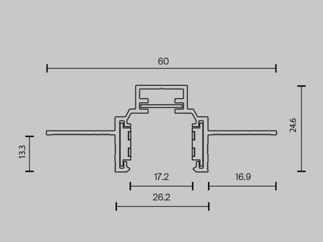 Шинопровод встраиваемый Technical TRXM034-422B фото:6
