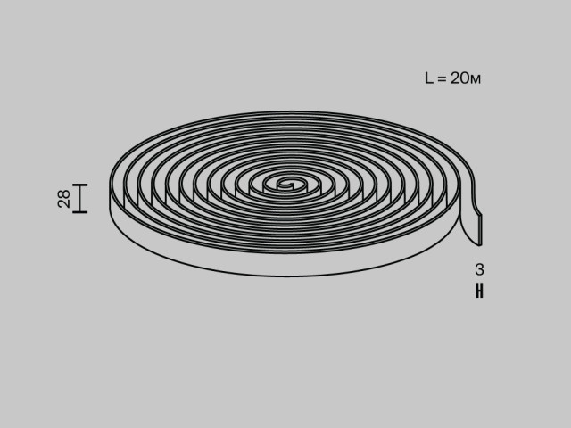 Токопроводящая текстильная лента Technical TRX130-1.20GR фото:2
