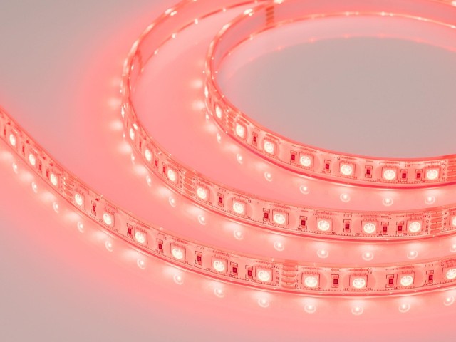 Лента герметичная RTW-PU-B60-12.5mm 24V RGB (14.4 W/m, IP68, Wire 2m, 5m) (Arlight, -) фото:2