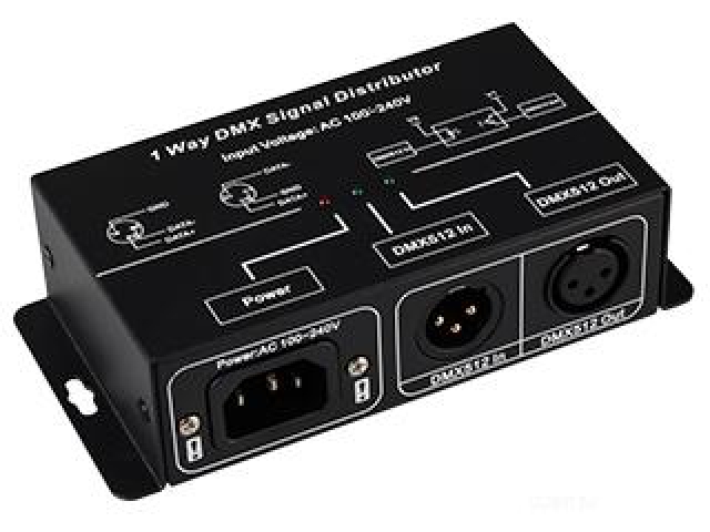 Усилитель DMX-сигнала LN-DMX-1CH (220V) (Arlight, IP20 Металл, 1 год) фото:2