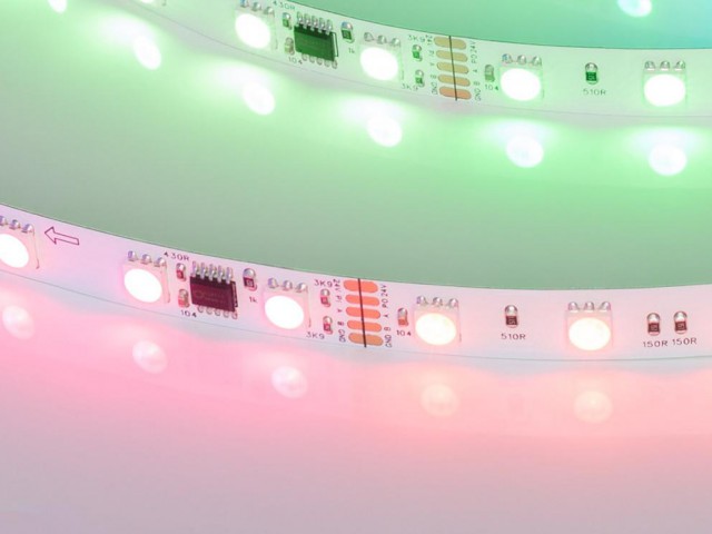 Лента DMX-B60-10mm 24V RGB-PX6 (14 W/m, IP20, 5060, 5m) (Arlight, -) фото:2