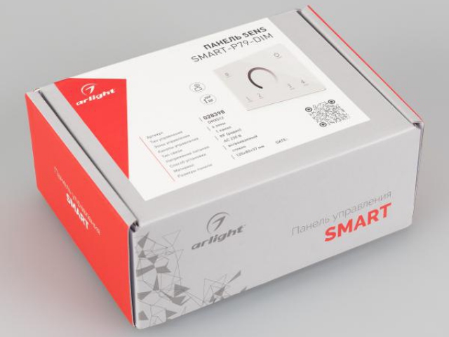 Панель Sens SMART-P79-DIM White (230V, 4 зоны, 2.4G) (Arlight, IP20 Пластик, 5 лет) фото:5