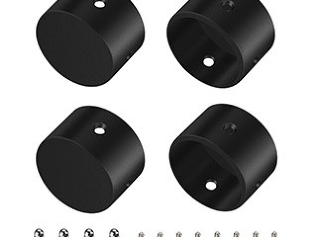 Заглушка WPH-FLEX-D22-360deg BLACK ALU глухая (Arlight, Металл) фото:2