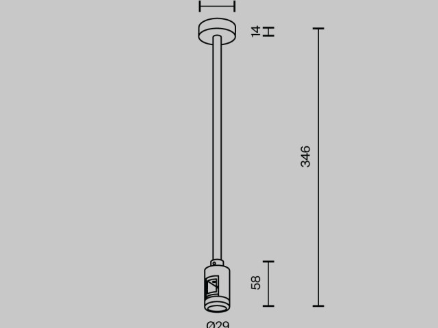 Комплектующие для систем освещения с токоведущими элементами Technical TRA158C-B1-B фото:1