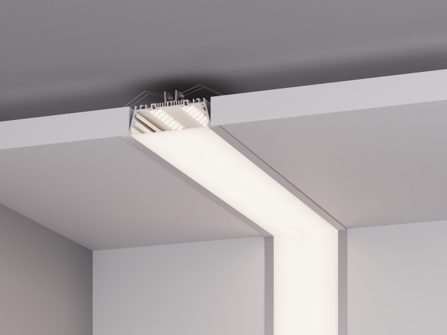 Профиль с экраном ARH-POWER-W120-F-2000 ANOD (Arlight, Алюминий) фото:14